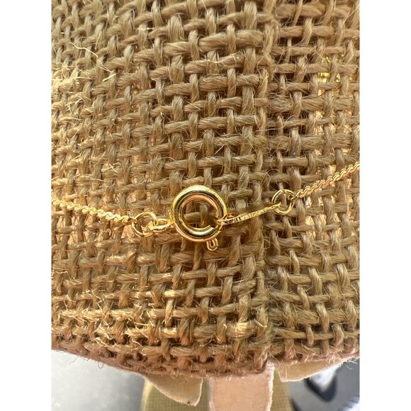 Vintage Gold Tone Horse Pendant Necklace Prancing 23" Chain 1" Pendant Unisex - Picture 4 of 4